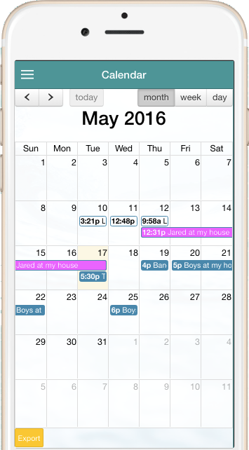 Truece Shared Calendar | Truce Divorce, Custody, Co-Parenting App